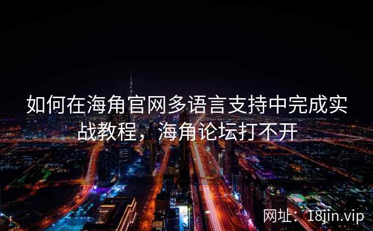 如何在海角官网多语言支持中完成实战教程，海角论坛打不开